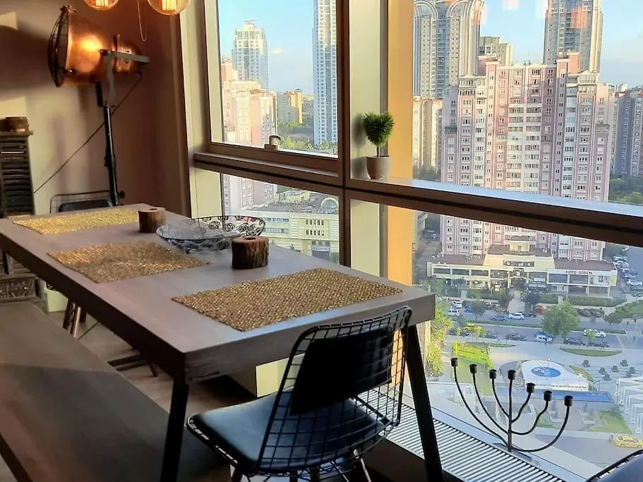 公寓 Atasehir Metropol Avm'De Residence Daire 伊斯坦布尔